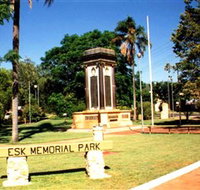 Esk War Memorial and Esk Memorial Park - Accommodation Port Hedland