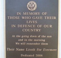 Koumala War Memorial - Accommodation Port Hedland