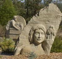 Heritage Sculptures at Pensioners Hill Lookout - Accommodation Port Hedland