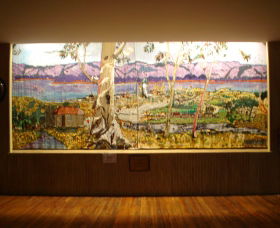 Adaminaby Memorial Hall Stage Curtain - Accommodation Port Hedland 0