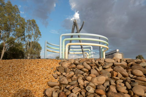 Lyrics, Landscapes And Lintels - Leeton Public Art Trail - Accommodation Port Hedland 1