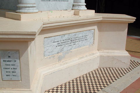 Charleville War Memorial - Accommodation Port Hedland 1