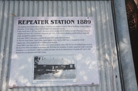 Pine Creek Post Office And Repeater Station - Accommodation Port Hedland 1