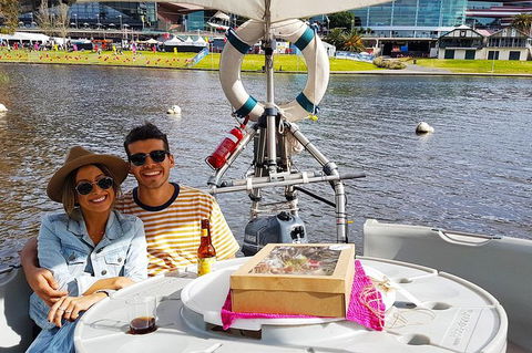 Adelaide 2-hour BBQ Boat Hire For 2 People + Wine And Cheese Grazer - Accommodation Port Hedland 0