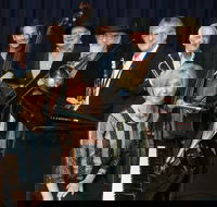 The Caxton Street Jazz Band in the Swigmore Hall at Robert Channon Wines - Accommodation Port Hedland