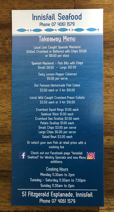 Innisfail Seafood - Accommodation Port Hedland 1