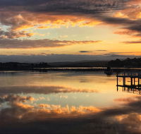 Reflections on Merimbula Lake - Accommodation Port Hedland