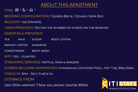 Perfectly Located Modern Apartment - Canberra CBD - Accommodation Port Hedland 2