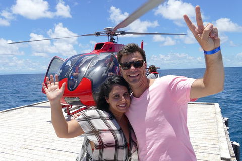 Full Day Reef Cruise Including 10 Minute Heli Scenic Flight: Get High Package - Accommodation Port Hedland 0