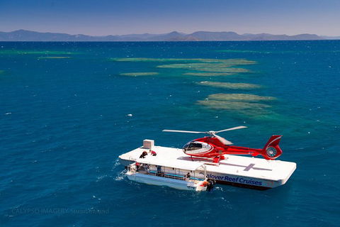 Scenic Helicopter Flight To Moore Reef And Return Snorkeling Cruise From Cairns - Accommodation Port Hedland 4