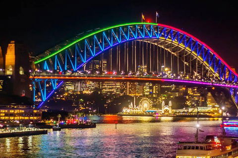 Vivid 90-Minute Sydney Harbour Intimate Catamaran Cruise With Canapes - Accommodation Port Hedland 0