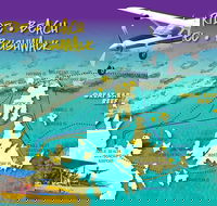Scenic Flight - Great Barrier Reef Heart Reef Whitehaven Beach  Hill Inlet - Accommodation Port Hedland